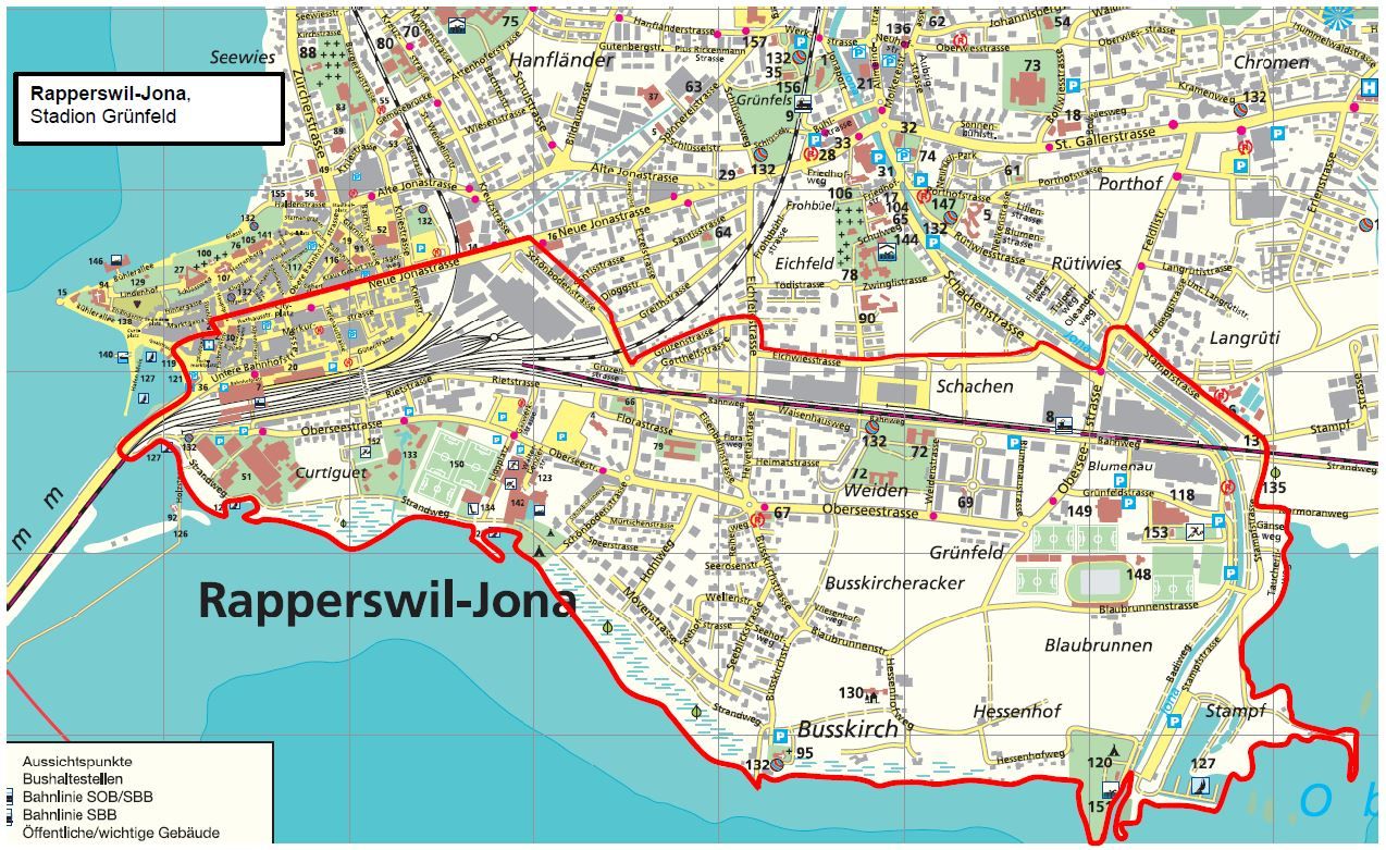 Rayon Stadion Grünfeld, Rapperswil-Jona SG