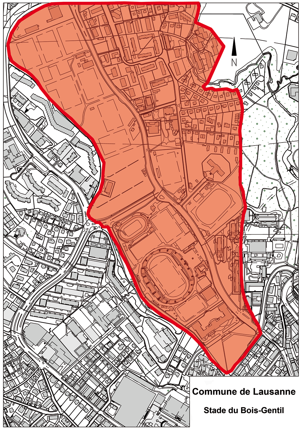 Rayon Stade du Bois-Gentil, Lausanne VD