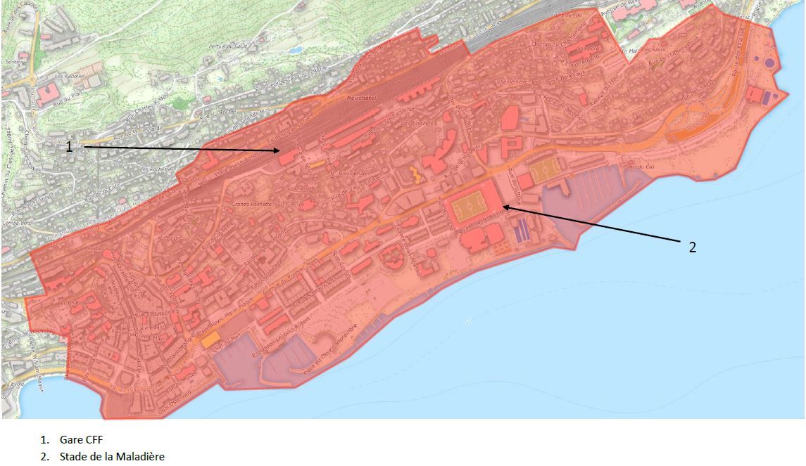 Rayon La Maladière, Neuchâtel NE