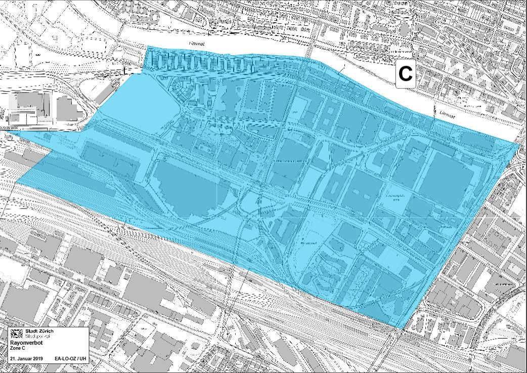Rayon Stadion Hardturm, Zürich ZH