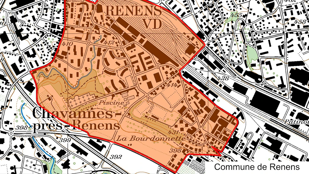 Rayon Stade du Censuy et Terrain de Verdeaux, Renens VD