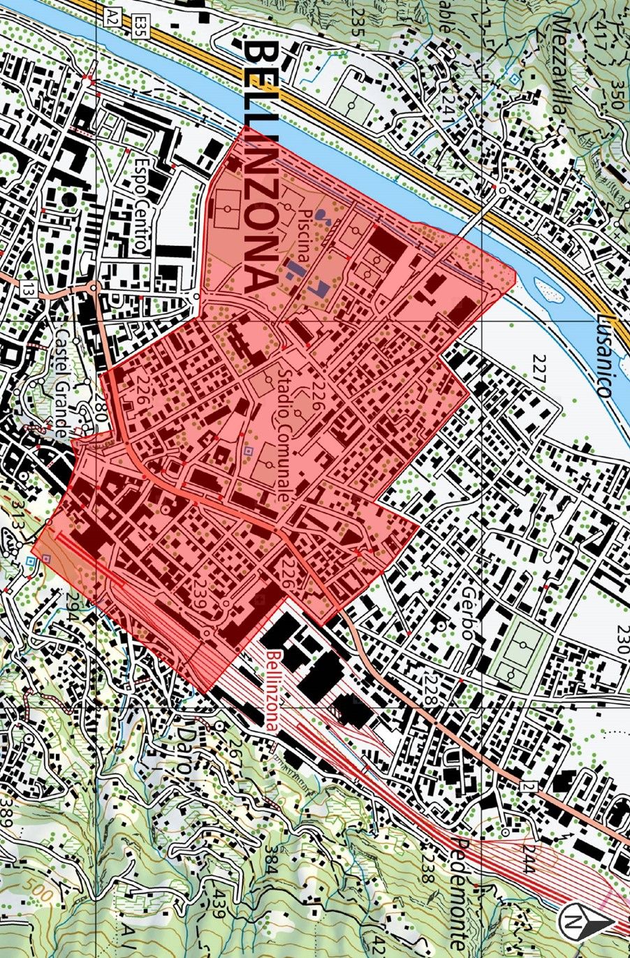 Rayon Stadio e pista di ghiaccio comunale, Bellinzona TI (valido dal 10.02.2017)