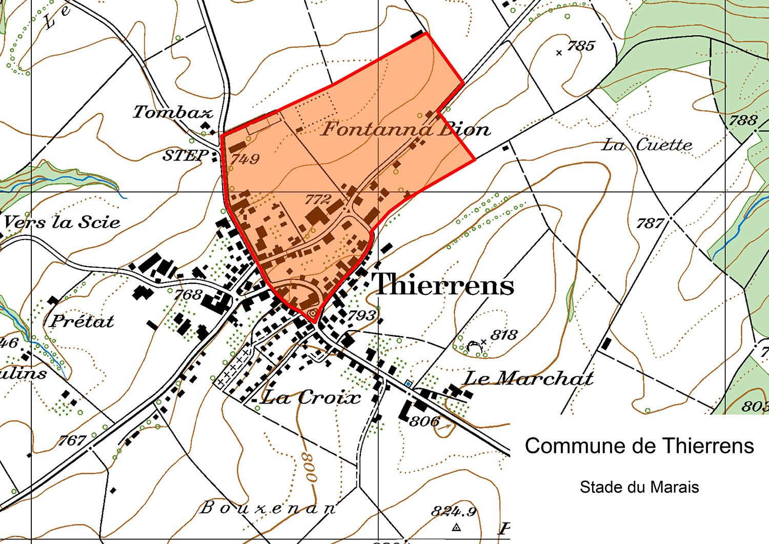 Rayon Stade du Marais, Thierrens VD VD26