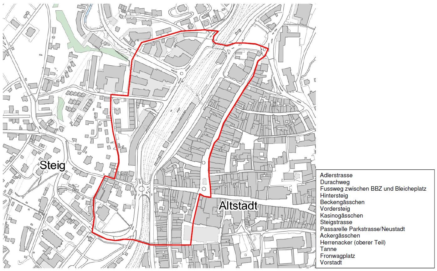 Rayon Bahnhof, Schaffhausen SH