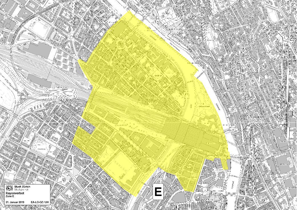 Rayon Hauptbahnhof, Zürich ZH