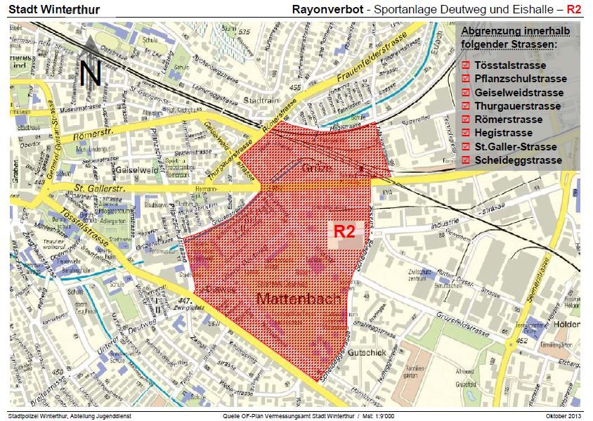 Rayon Sportzentrum Deutweg, Winterthur ZH