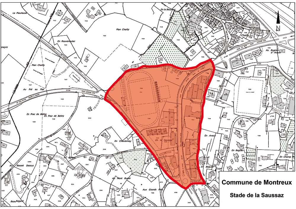 Rayon Stade de la Saussaz, Montreux VD