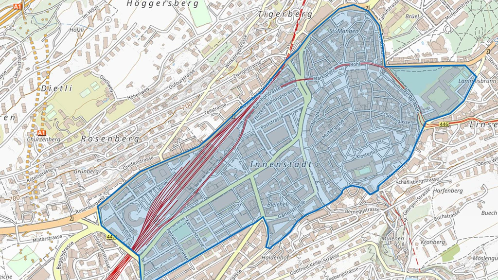 Rayon D (Innenstadt), St. Gallen