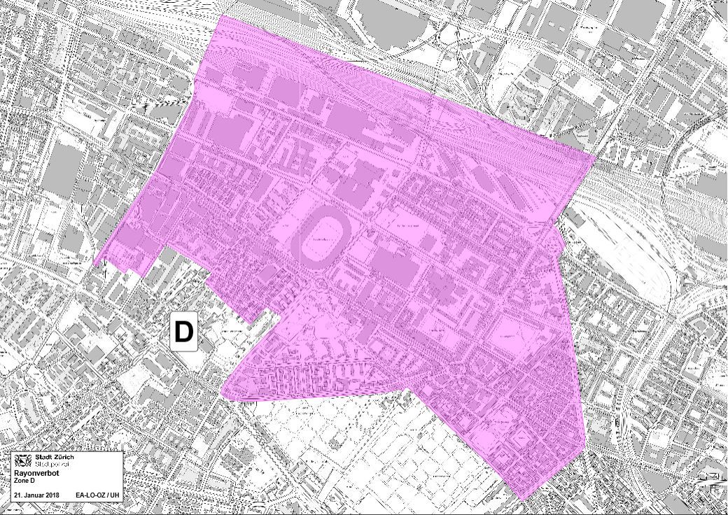 Rayon Stadion Letzigrund, Zürich ZH