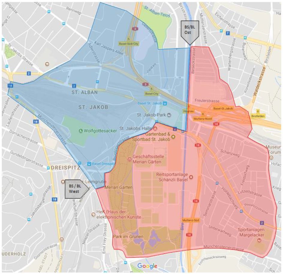 Rayon St. Jakob, Basel BS-BL