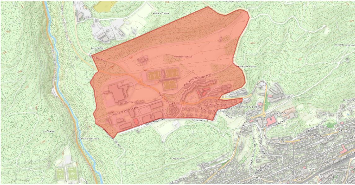 Rayon Terrains de Pierre-à-Bot, Neuchâtel NE