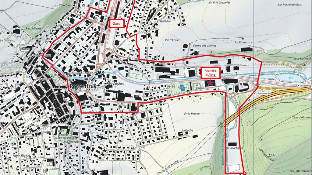 Rayon Raiffeisen Arena, Porrentruy JU (gültig per 13.07.2022)