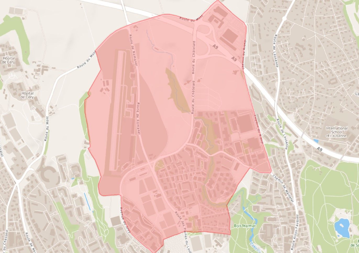 Rayon Centre sportif de la Tuilière, Lausanne VD